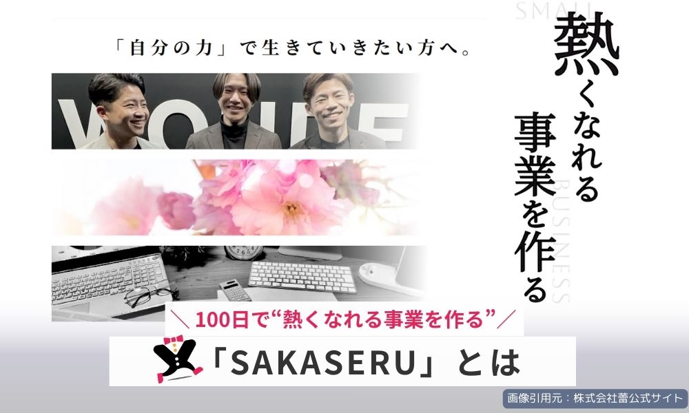株式会社蕾のコンサルティング×コーチングプログラム「SAKASERU」の全貌
